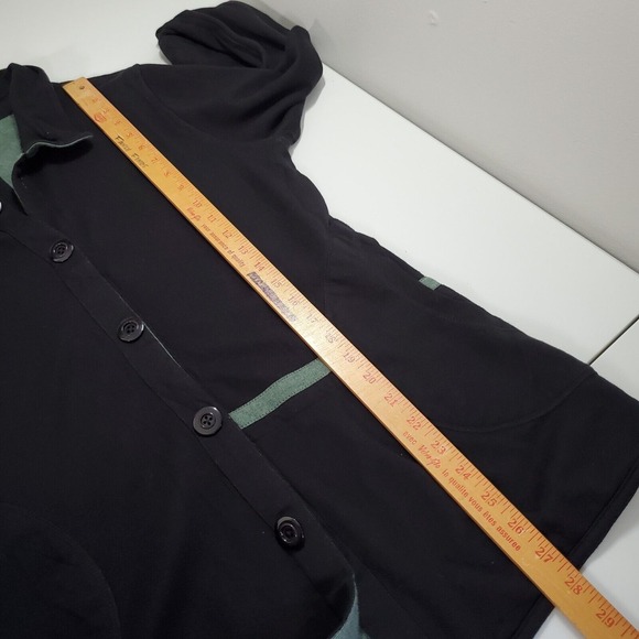 Parsley and Sage Sweater Womens Medium Reversible Button Up Cardigan Lagenlook - Picture 10 of 11